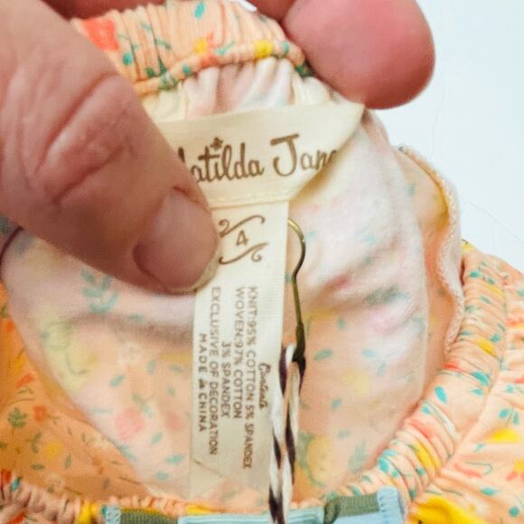 NWT Matilda Jane Size 4 Play Outside Floral Tunic - Picture 7 of 7